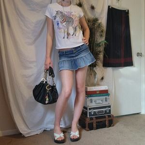 funky zebra baby tee